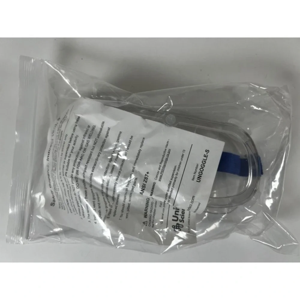 United Scientific Anti‑Fog Safety Goggles — Wide‎ Clear Lens, Lab Protection